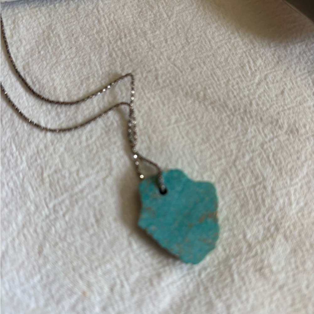Handmade Turquoise Pendant Necklace